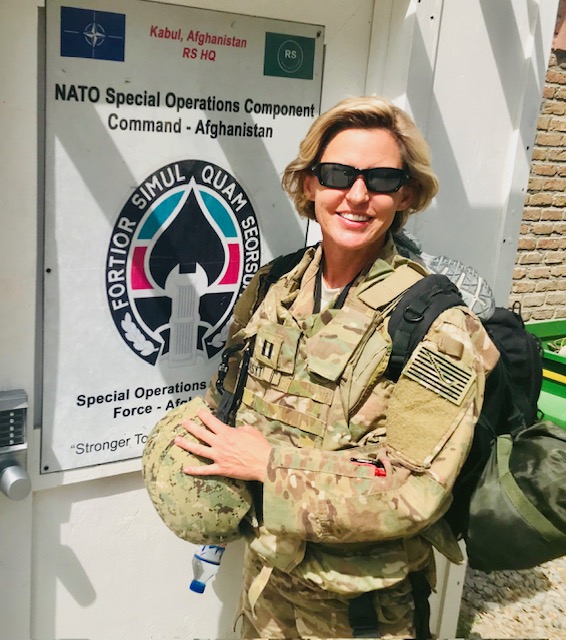 2018 Amy at NATO in Kabul